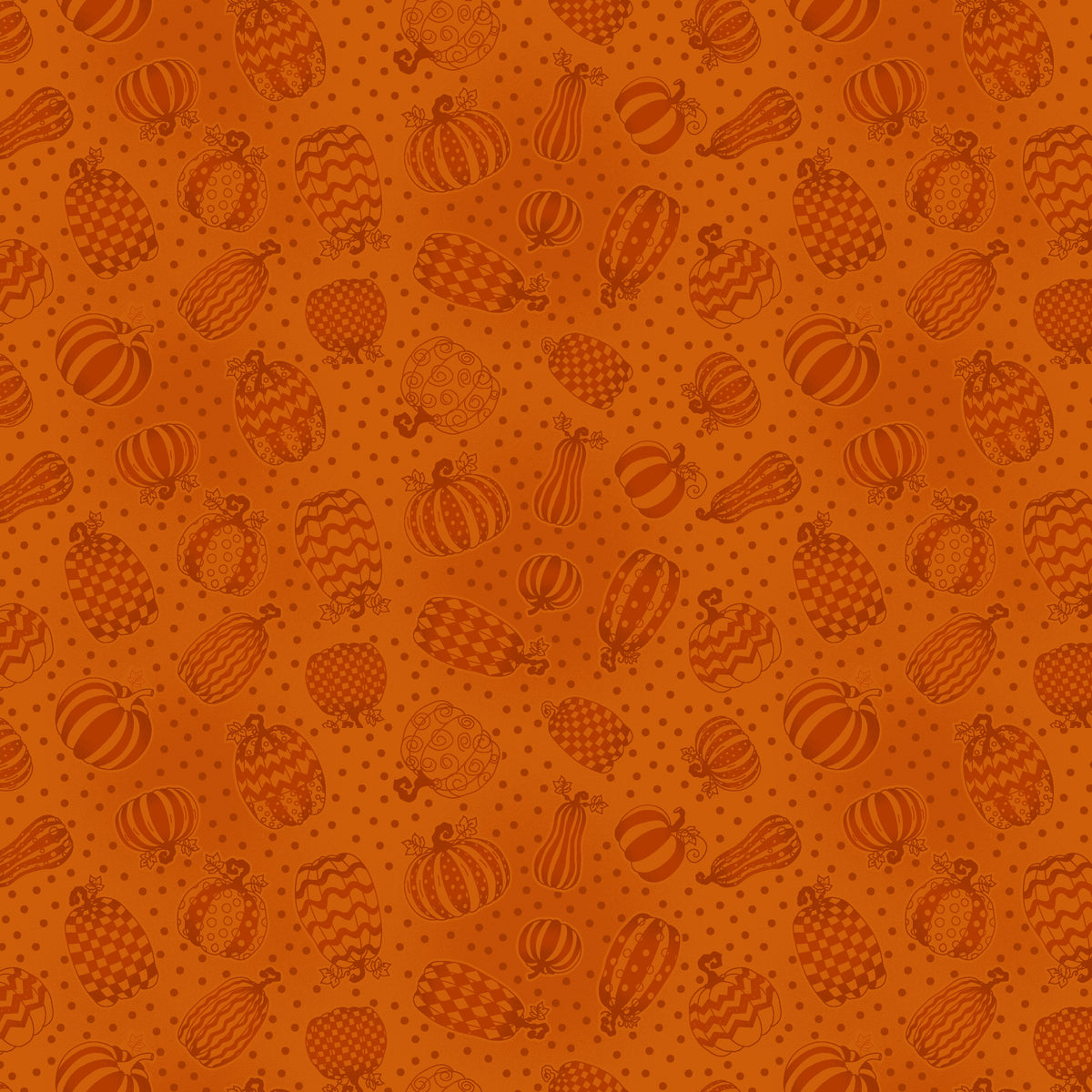 5568F-33 Moonlit Harvest (Flannel) Pumpkin Mono