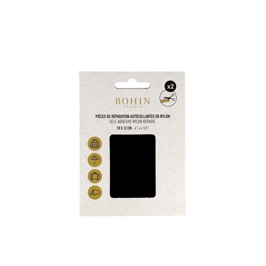 NYLON SELF-ADHESIVE PATCH 2 pcs of 10x12cm BROWN