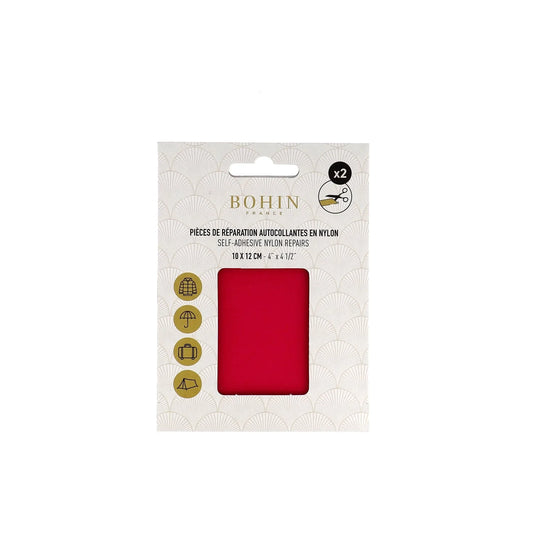 NYLON SELF-ADHESIVE PATCH 2 pcs of 10x12cm FUCHSIA