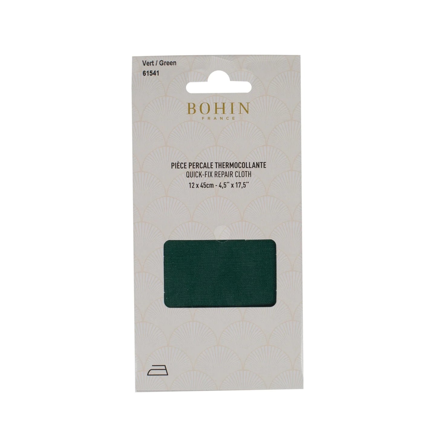 IRON ON PATCH 4"x10" GREEN KHAKI