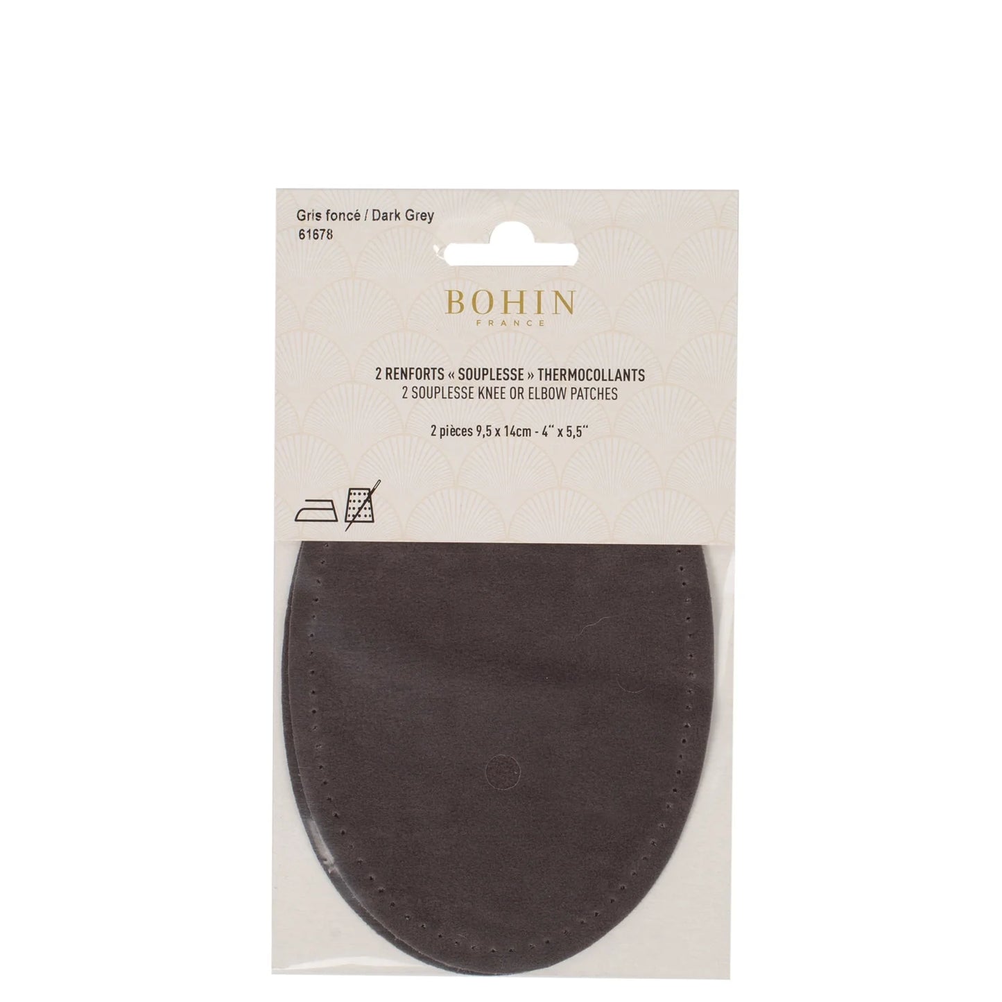 SOFT PATCHES 4"x6" DARK Grey x2