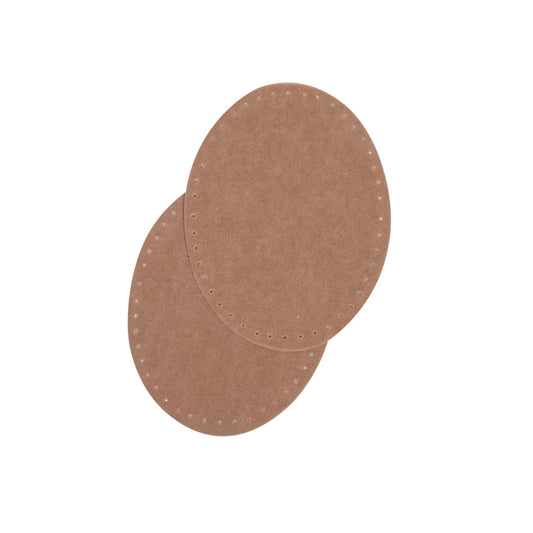 61760 SUEDE IRON ON OVAL REPAIR PATCHES
