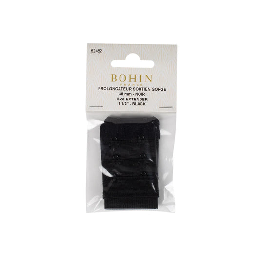 BRA EXTENDER 1 1/2" BLACK     x1