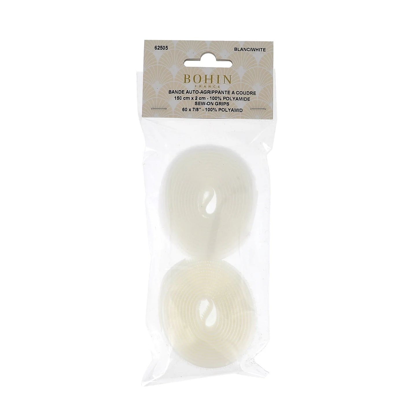 SEW-ON GRIPS WHITE 150x2CM