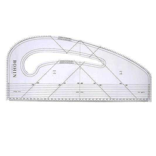CURVED RULER-PATTERN MAKER Acrylic-Blister
