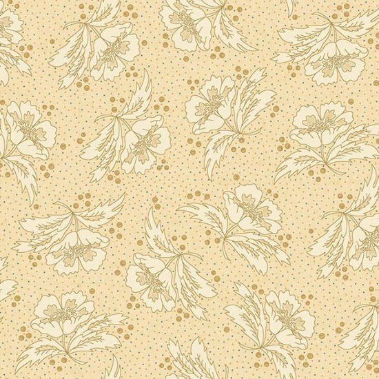 6284-33 BUTTER CHURN BASICS BUTTER POPPY FIELD (TAN)