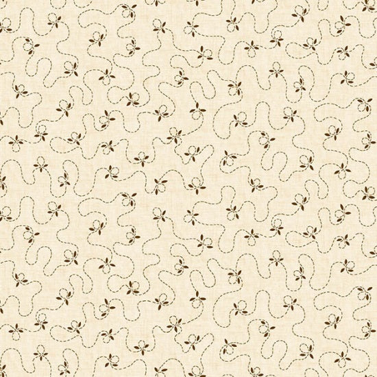 6285-44 BUTTER CHURN BASICS CREAM PETAL STITCH