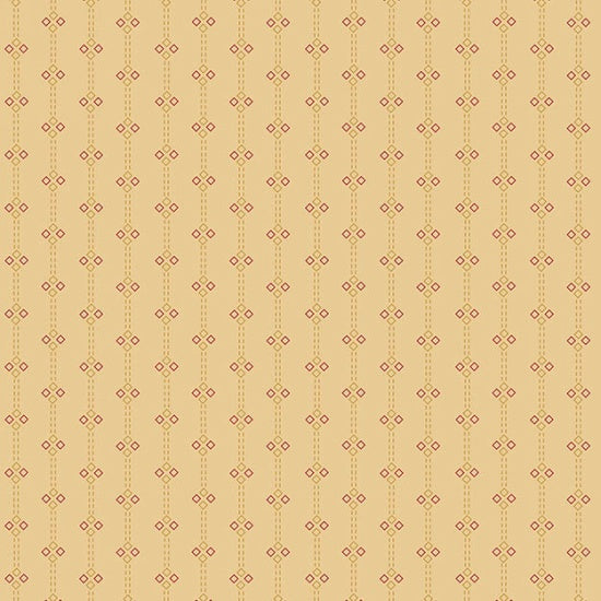 6288-33 BUTTER CHURN BASICS BUTTER DIAMOND STRIPE (TAN)
