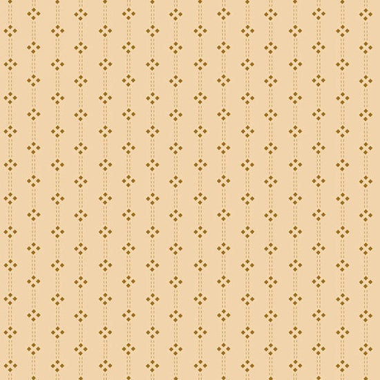 6288-44 BUTTER CHURN BASICS CREAM DIAMOND STRIPE