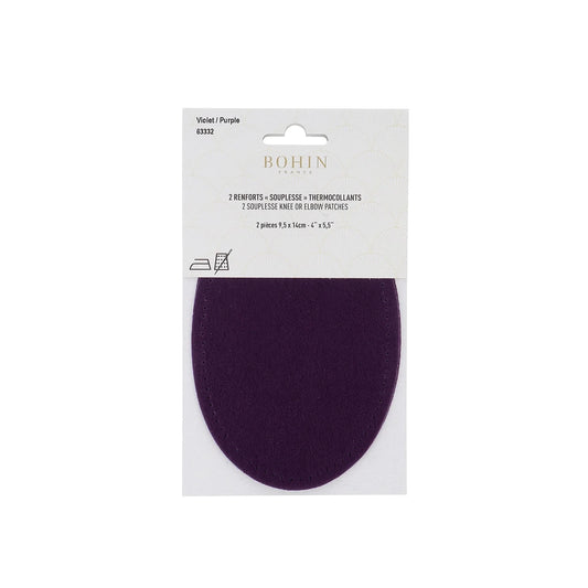 SOFT PATCHES 5 1/2" x 3 3/4" PURPLE x2
