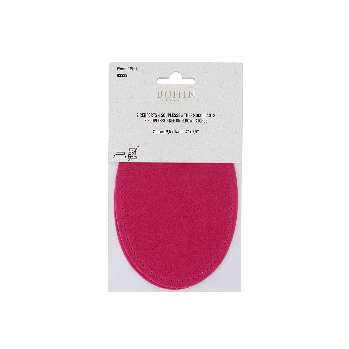 SOFT PATCHES 5 1/2" x 3 3/4" PINK x2