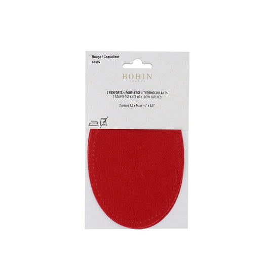 SOFT PATCHES 5 1/2" x 3 3/4" RED x2