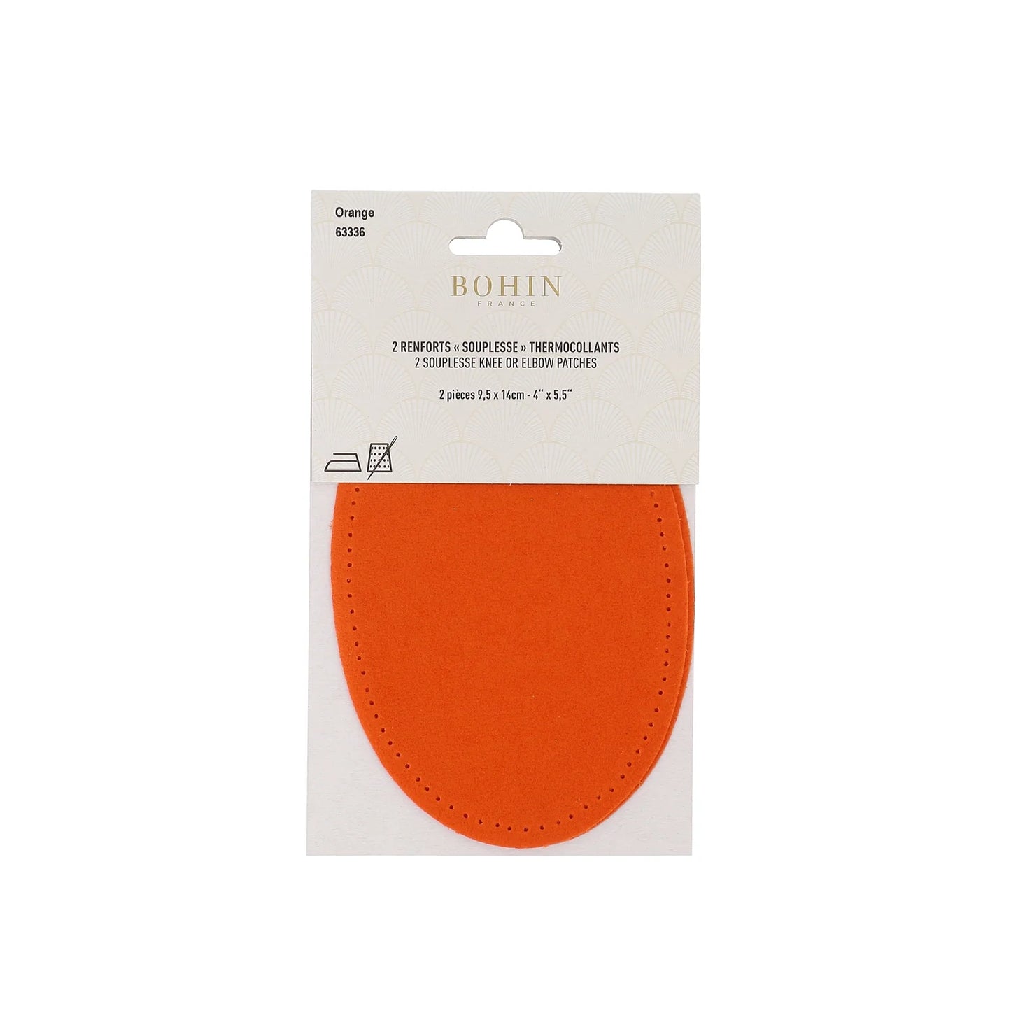 SOFT PATCHES 5 1/2" x 3 3/4" ORANGE x2