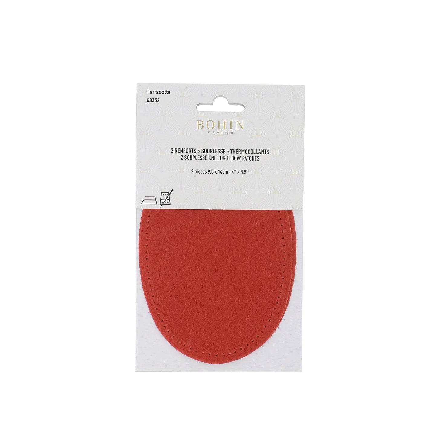 SOFT PATCHES 5 1/2" x 3 3/4" TERRACOTTA x2
