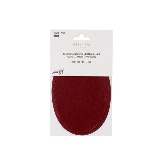 SOFT PATCHES 5 1/2" x 3 3/4" PLUM x2