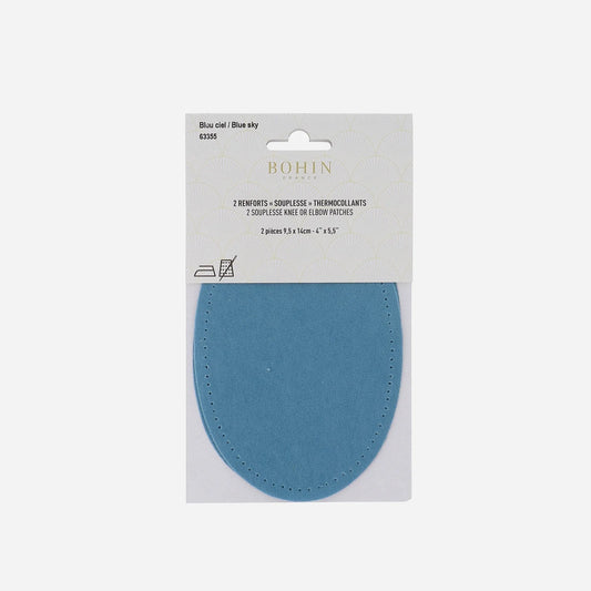 SOFT PATCHES 5 1/2" x 3 3/4" SKY BLUE x2