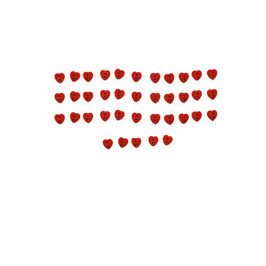 6399 MICRO RED HEARTS