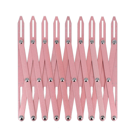 BUTTONS EXPANDING GAUGE-Rose - 16x8CM - Blister
