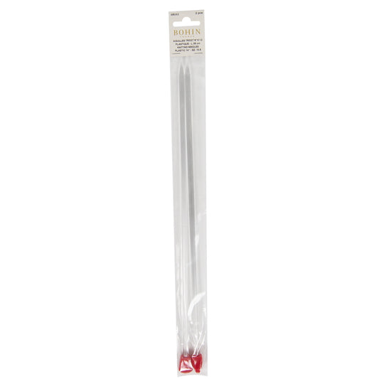 PLAST.KNITTING NEEDLES 35CM SZ 7