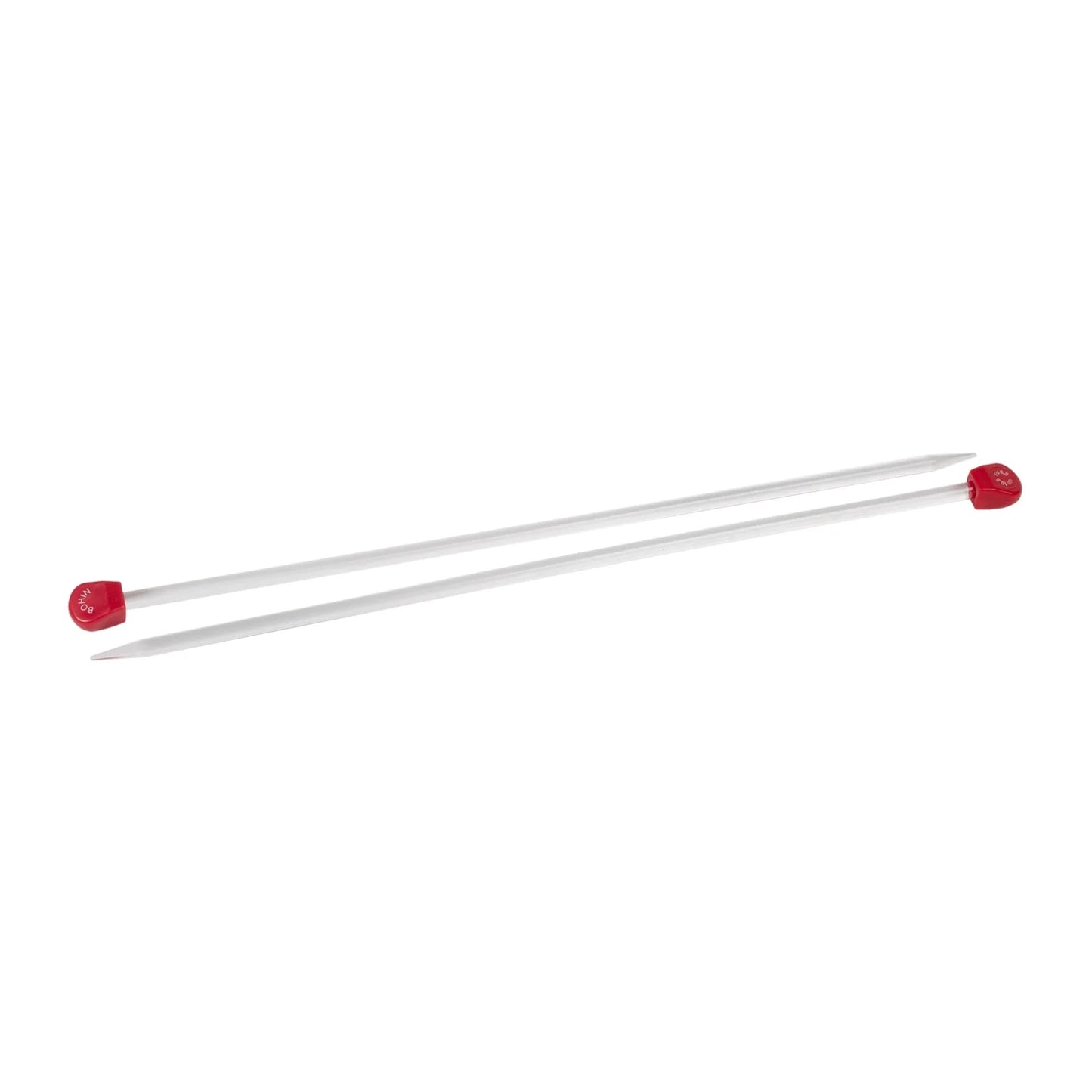 PLAST.KNITTING NEEDLES 35CM SZ 7