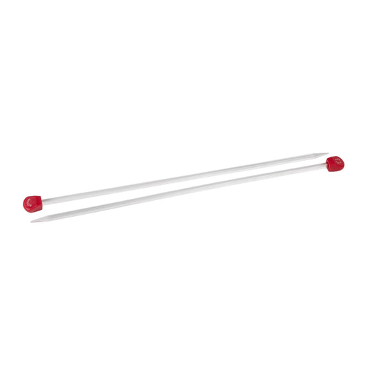 PLAST.KNITTING NEEDLES 35CM SZ 7