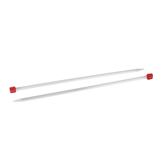 PLAST.KNITTING NEEDLES 35CM SZ 8