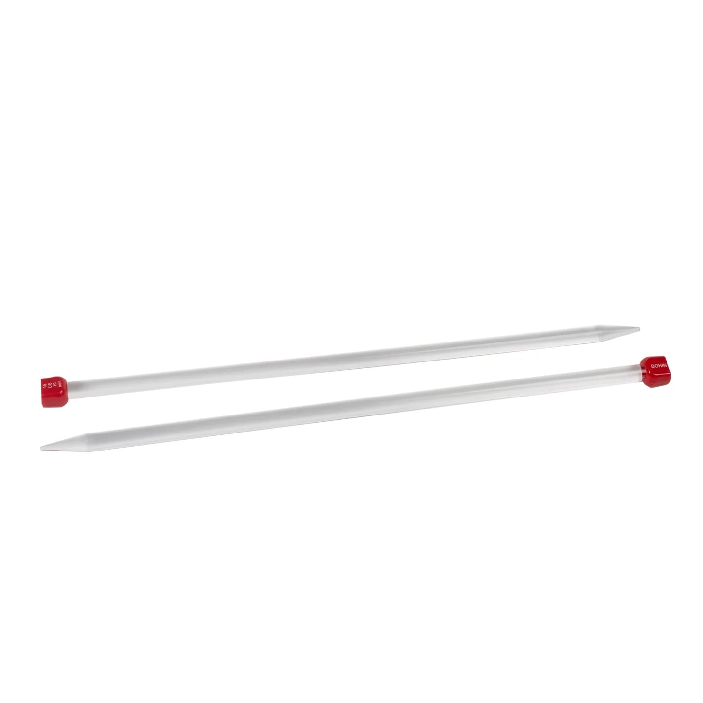 PLAST.KNITTING NEEDLES 35CM SZ10