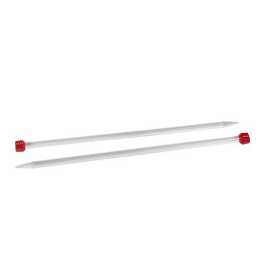 PLAST.KNITTING NEEDLES 35CM SZ10