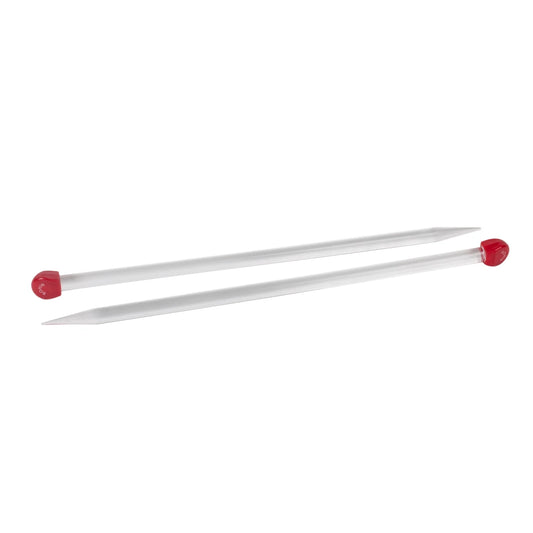 PLAST.KNITTING NEEDLES 35CM SZ12