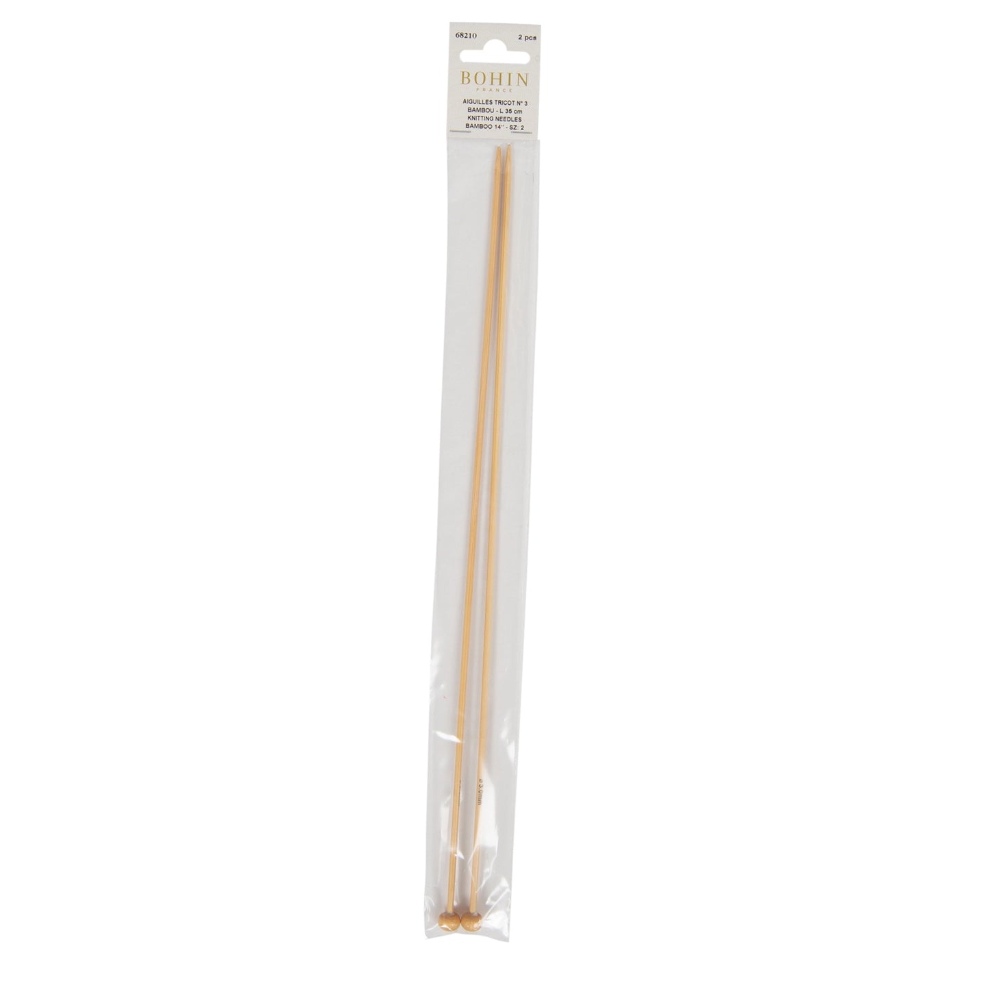 BAMBOO KNITTING NEEDLES Nø3