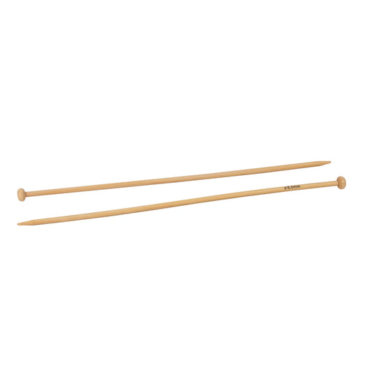 BAMBOO KNITTING NEEDLES Nø6