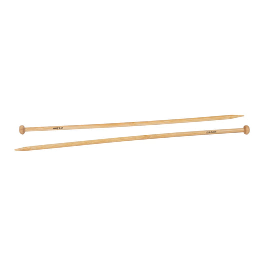 BAMBOO KNITTING NEEDLES Nø6.5