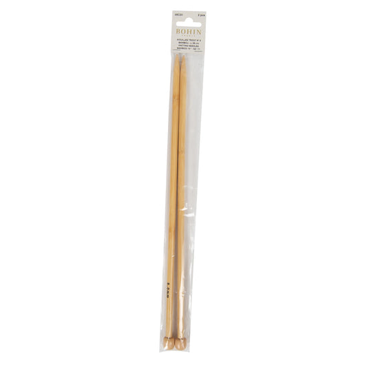 BAMBOO KNITTING NEEDLES Nø8