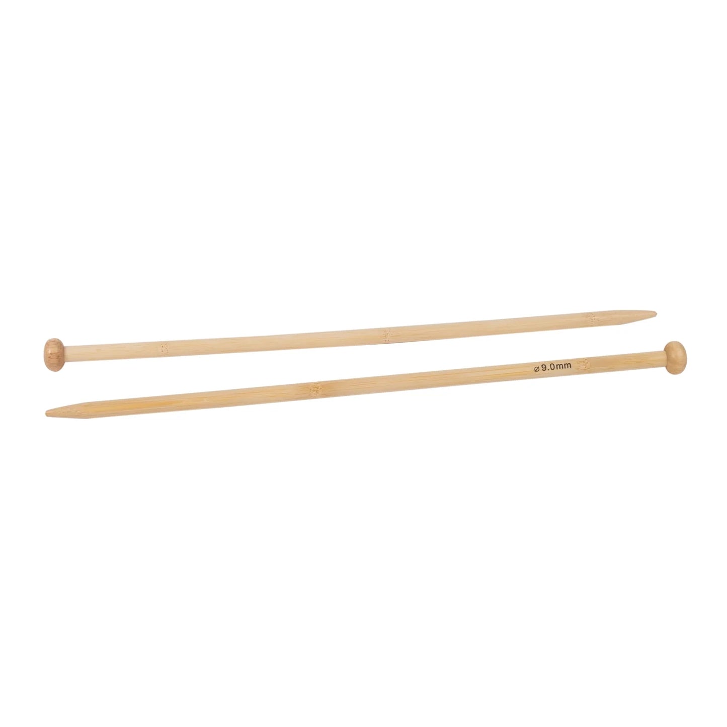 BAMBOO KNITTING NEEDLES Nø9