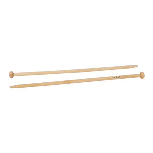 BAMBOO KNITTING NEEDLES Nø9