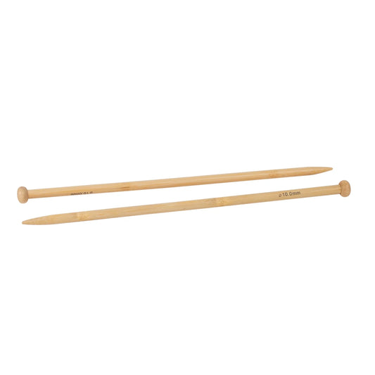 BAMBOO KNITTING NEEDLES Nø10