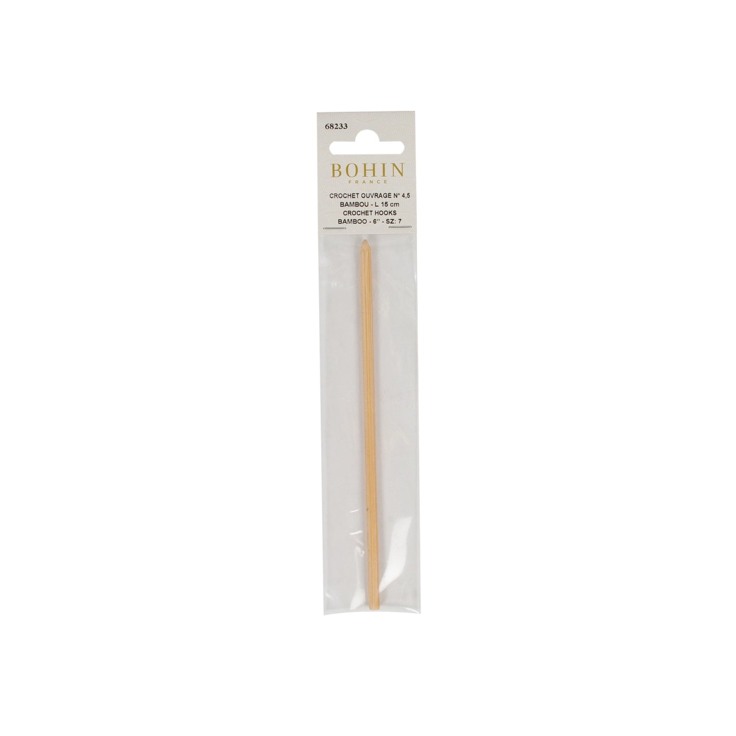 CROCHET HOOKS Bamboo - Sz 4.5