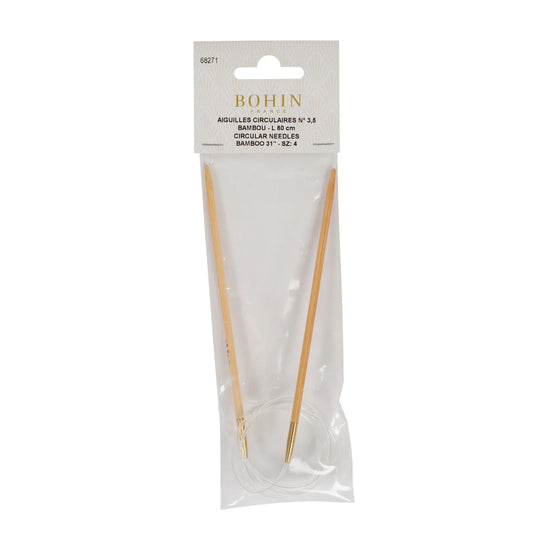 CIRCULAR BAMBOO NEEDLES 31" Nø3.5