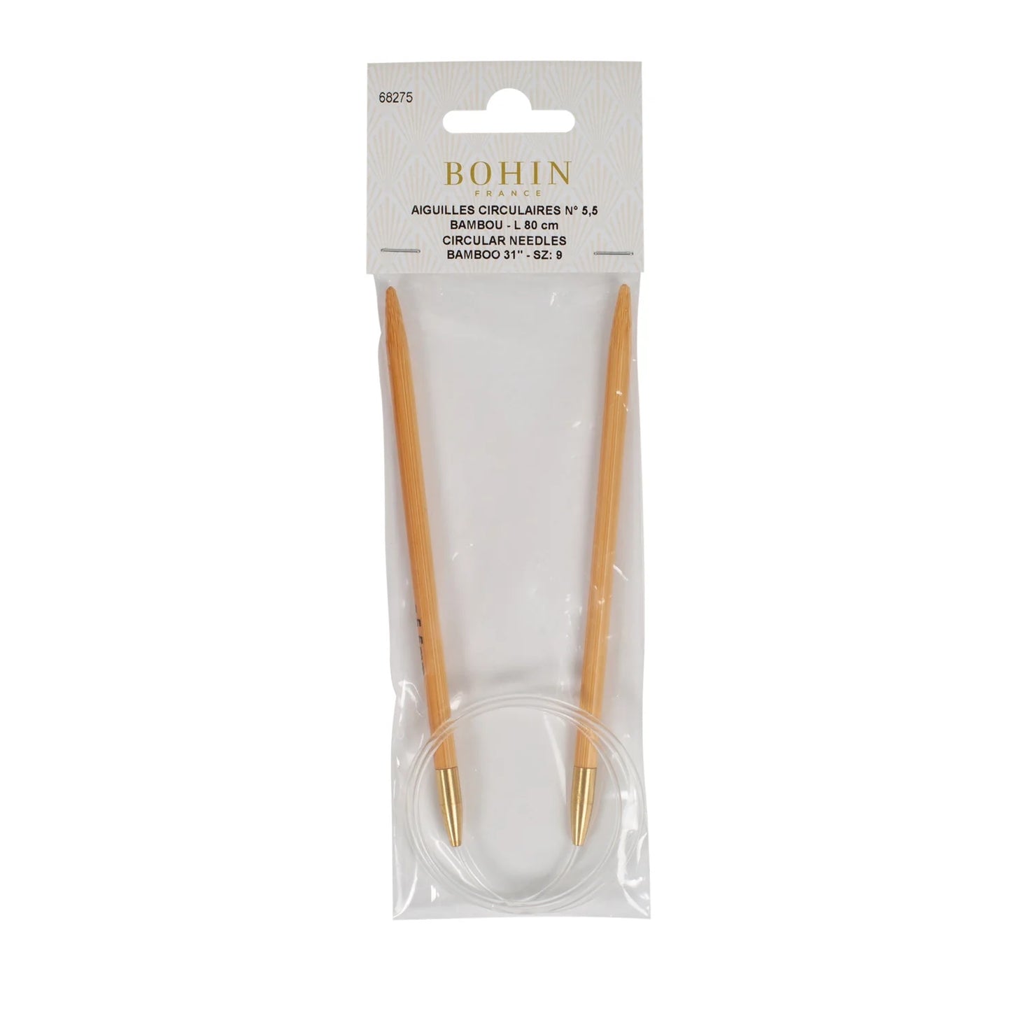 CIRCULAR BAMBOO NEEDLES 31"  5.5