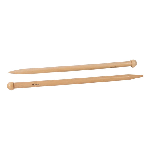 WOODEN KNITTING NEEDLES Nø15