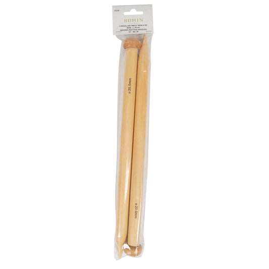 WOODEN KNITTING NEEDLES Nø20