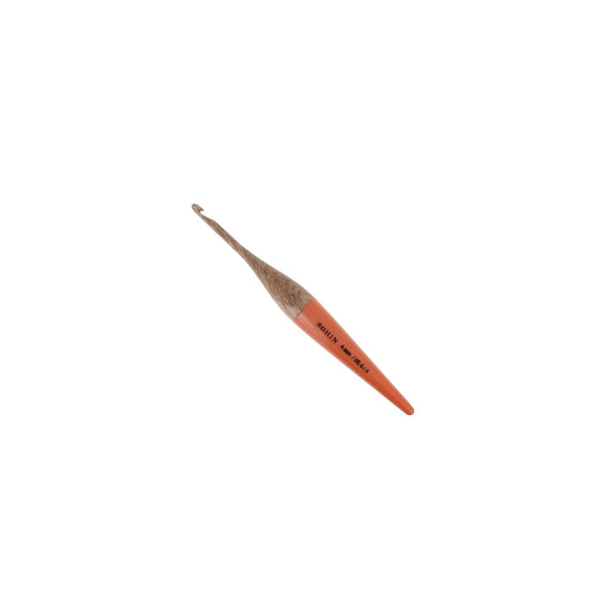 CROCHET HOOK WOOD-N°4-US G/6-Orange-blister x1