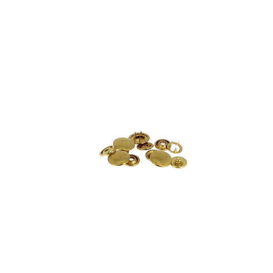 NON SEW FASTENERS LIGHT FABRIC 12MM GILTED REFILL