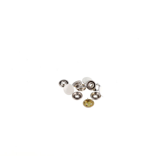 NON SEW FASTENERS LIGHT FABRIC 12MM WHITE REFILL