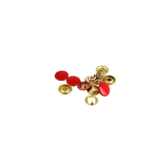 NON SEW FASTENERS LIGHT FABRIC 12MM RED REFILL