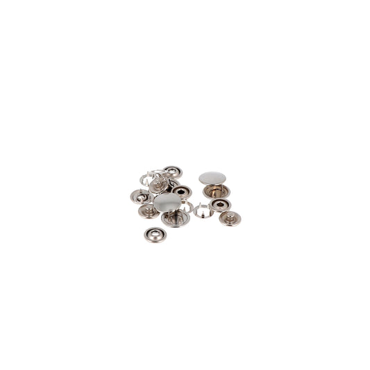 NON SEW FASTENERS LIGHT FABRIC 14MM NICKEL REFILL