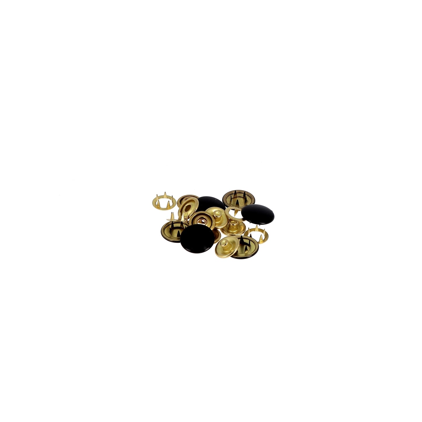 NON SEW FASTENERS LIGHT FABRIC 14MM BLACK REFILL