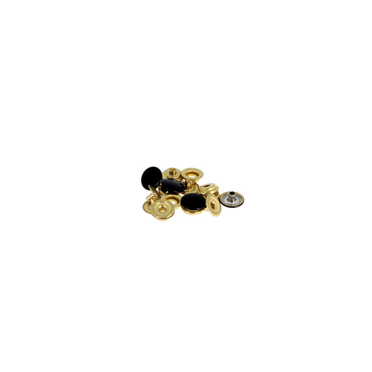 NON SEW FASTENERS HEAVY FABRIC 14 MM BLACK REFILL