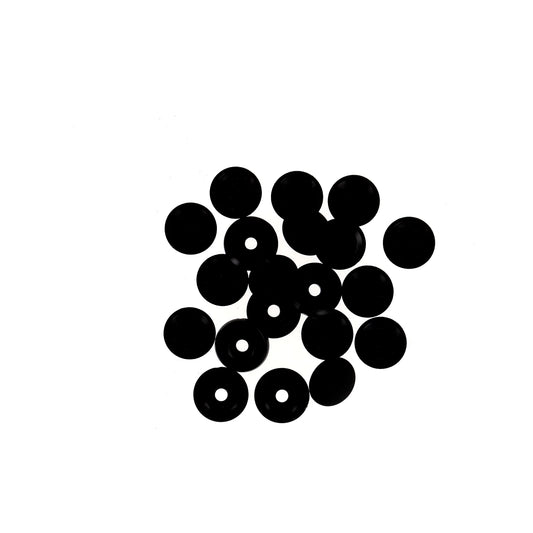 "FINGER SNAP" BUTTON 9mm 3/8" BLACK Blistx8