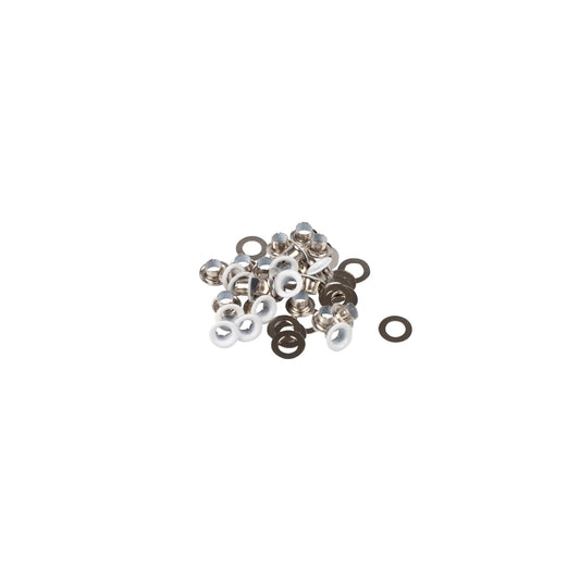GROMMETS 4MM  WHT + TOOL